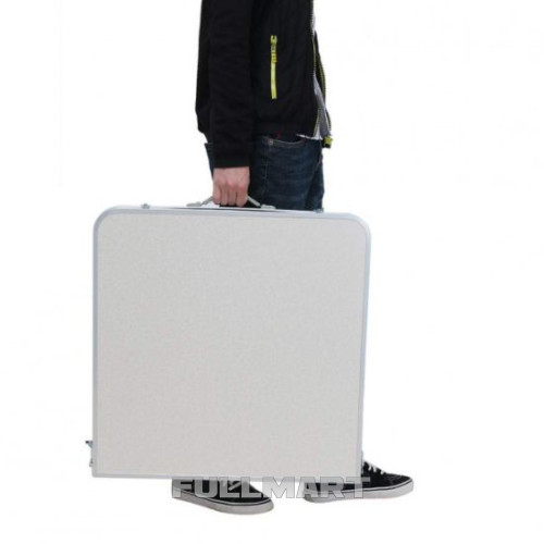 Стол для пикника усиленный 120 х 60 см с 4 стульями Folding Table белый